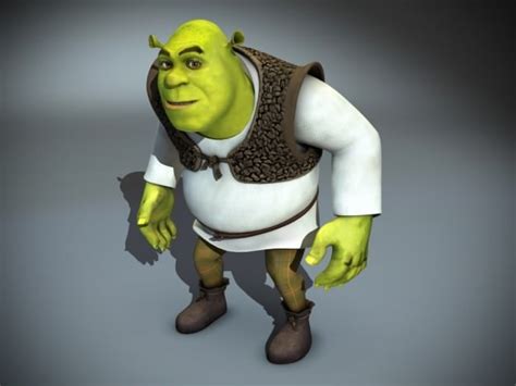 Shrek 3d Model Max