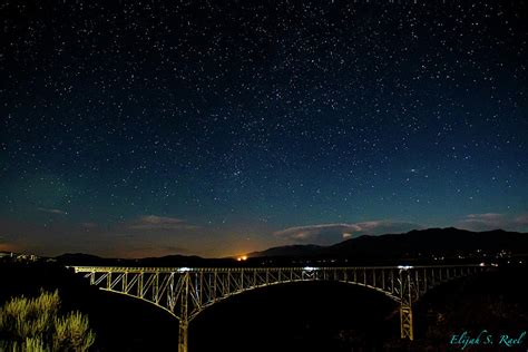 Clear Starry Night At The Gorge Bridge Photograph By Elijah Rael