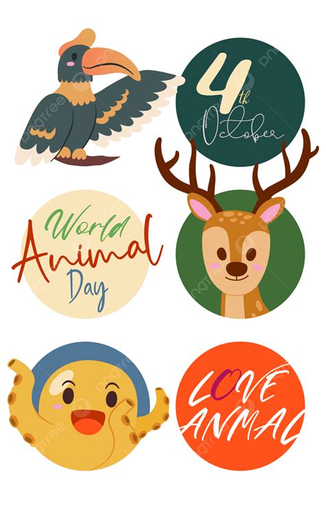 Forest Jungle Animals Vector PNG Images, Banner The Jungle Animals In