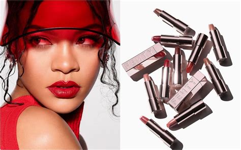 rihanna s fenty beauty empire expands with launch of new icon lipstick collection izzso news