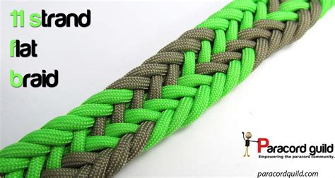 Creating braids with more extensive weave patterns like a cobra stitch will take much more paracord, for a so the first and best place to start with paracord braiding might be to start with a cobra stitch. 11 strand flat braid- gaucho style - Paracord guild