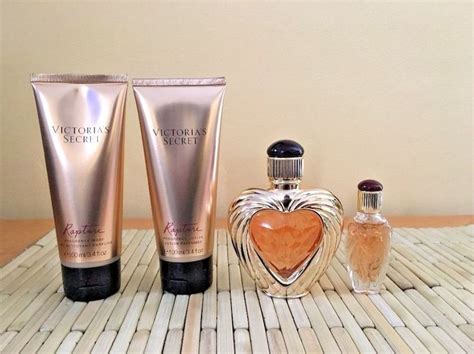 Victorias Secret Rapture Eau De Parfum 4pc Set Lotion Wash Cologne New