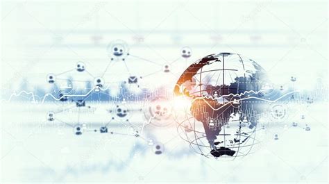 Network Community Concept Mixed Media Stock Photo By ©sergeynivens