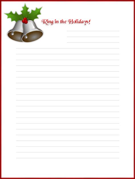 6 Best Printable Christmas Paper Letter Pdf For Free At Printablee