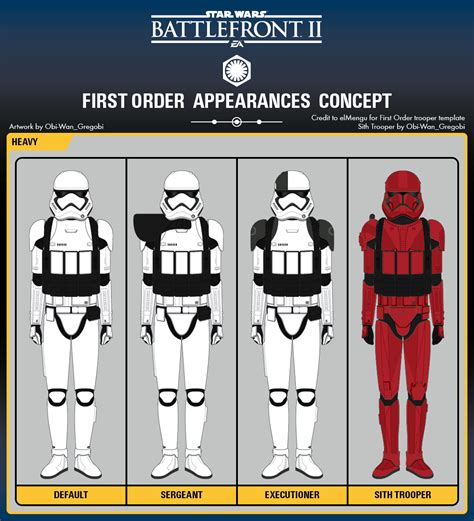First Order Appearances Concept — Star Wars Battlefront Star Wars