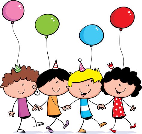 Cartoon Kids Birthday Clipart Best