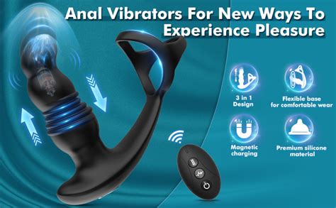 3 In 1 Strong Thrusting Prostate Massager Anal Vibrator Sohimi
