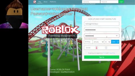 Roblox Sign Up Pic