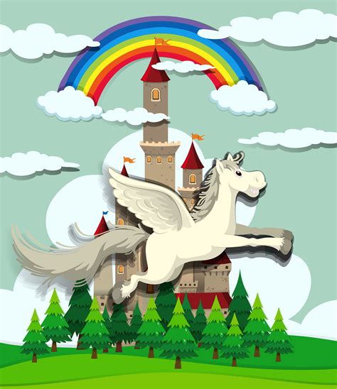 Flying Unicorn Free Vector Art 3871 Free Downloads