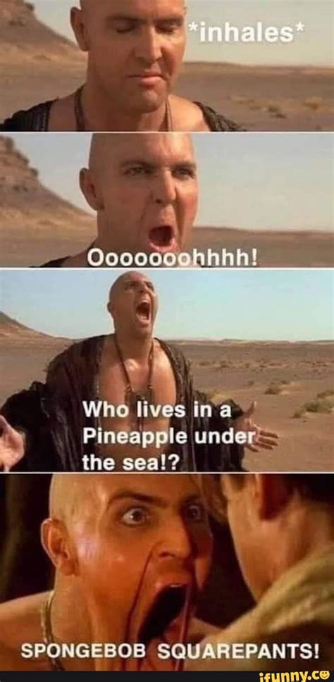 who lives in a pineapple under the sea spongebob squarepants ifunny