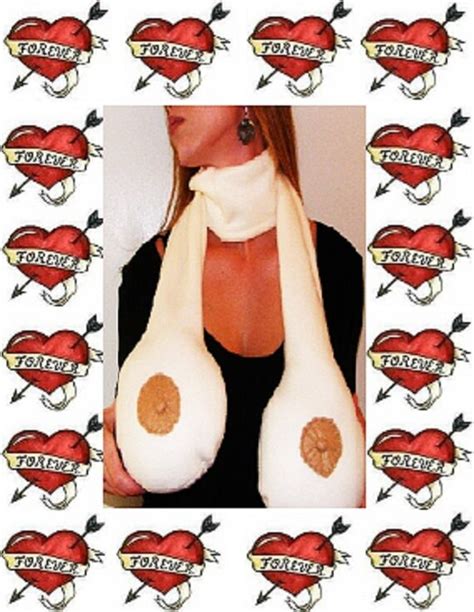 The Original Boob Scarf Personalize With A Tattoo