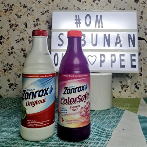 Zonrox Bleach 500ml Original Color Safe Shopee Philippines