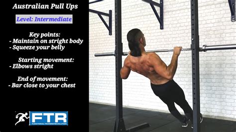 How To Do Australian Pull Ups Perfect For Beginners Youtube