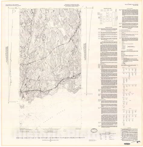 Map Surficial Geologic Map Of The Westport And Sherwood Point