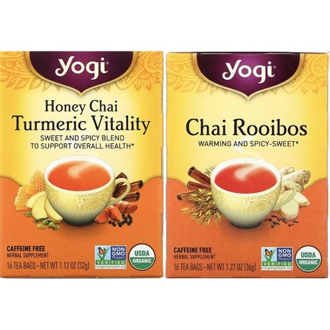 Yogi Tea Chai Rooibos Honey Chai Turmeric Vitality Shopee Philippines
