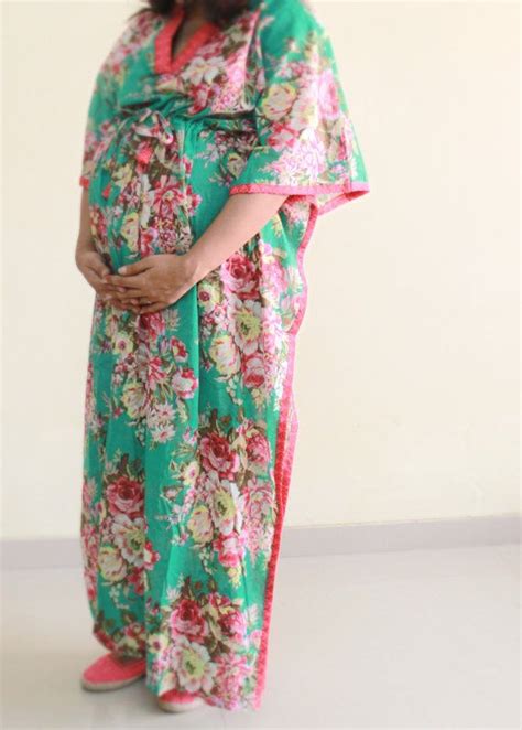 Kaftan Delivery Gown Plus Size Maternity Clothes Labor And Delivery