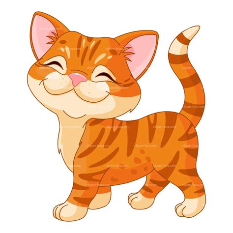 Cat Cartoon Clip Art Cartoon Cute Cat Clipart Hd Png Download Vhv
