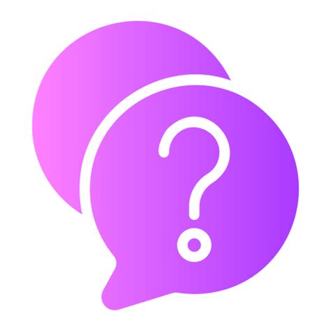 Question Generic Gradient Fill Icon