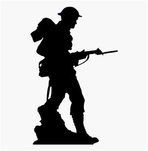 Ww2 Soldier Silhouette Clipart 10 Free Cliparts Download Images On