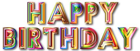 Signe Neon Happy Birthday Png Transparents Stickpng