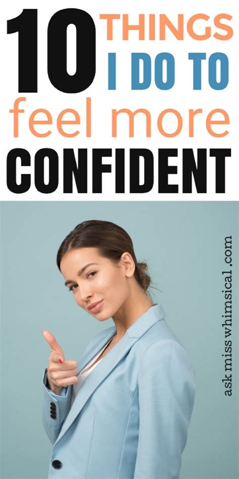 How To Boost Your Self Confidence With Images Improve Self Confidence Personal Growth