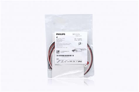 philips m1673a philips cable 3 lead set snap aami icu esutures