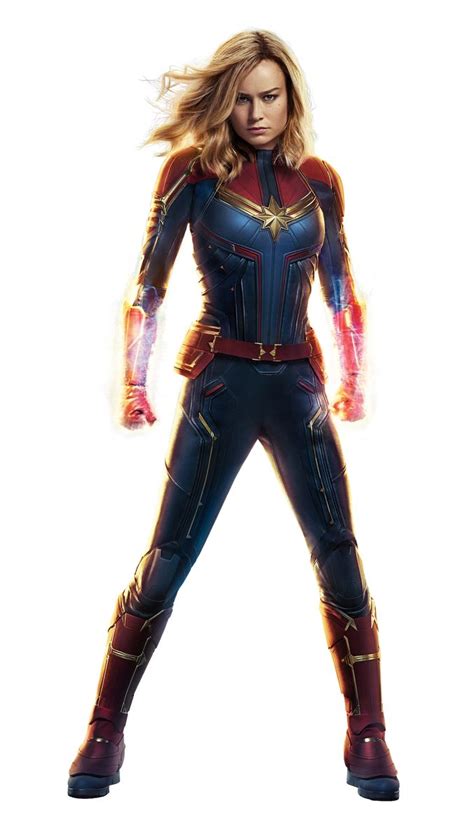 Captain Marvel Transparent Drawing