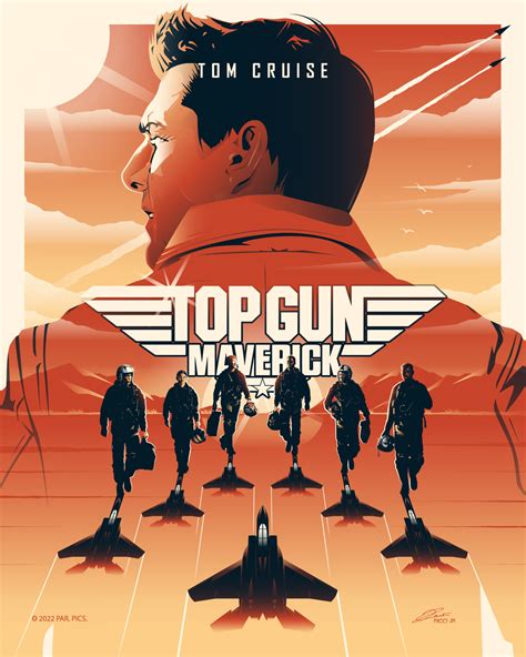 Poster Top Gun Maverick PNG