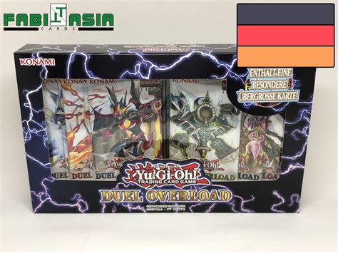 Whether you are a collector or a player, with a digital collection you get the most out of cardcluster and always know what cards you really have. YuGiOh! Duel Overload Box Deutsch - Fabitasia Cards