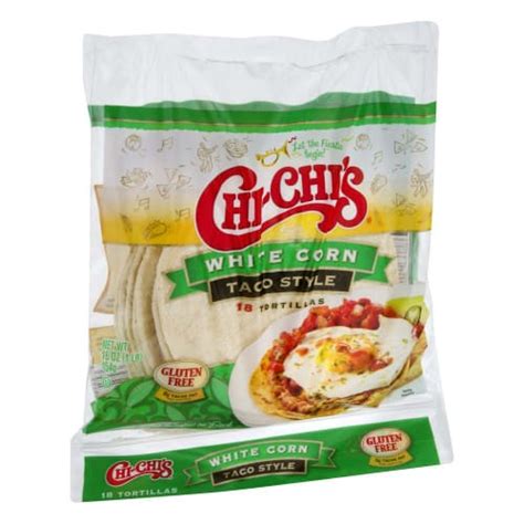 taco style white corn tortillas chi chi s 18 ct delivery cornershop by uber
