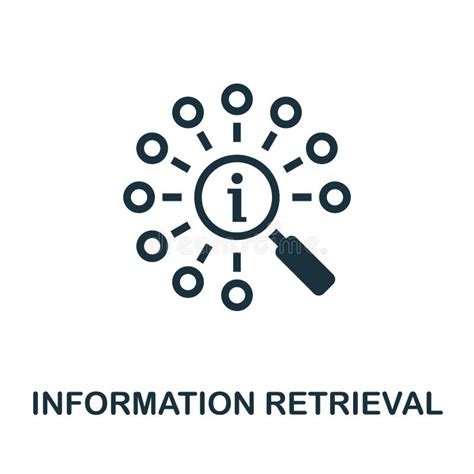 Information Retrieval Icon Simple Element From Business Intelligence