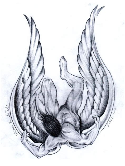Fallen Angel Drawing At Getdrawings Free Download
