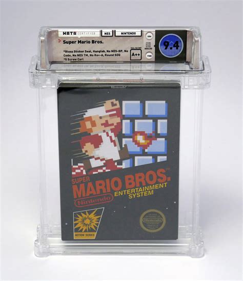 This Sealed Copy Of The Original Super Mario Bros For The Nes Sold For