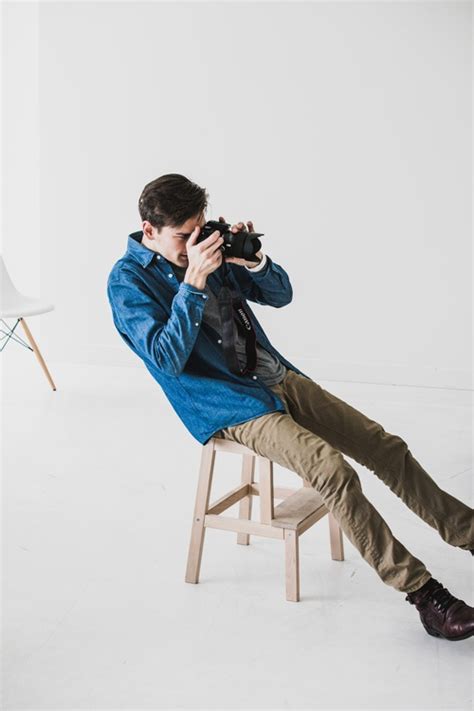 Stock Photo Male Photographer At Work Free Download
