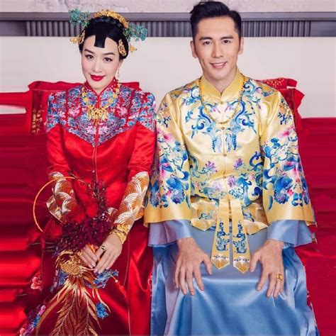 buy traditional chinese wedding gown qipao embroidery dragon phoenix clothing