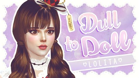 The Sims 4 Create A Sim Dull To Doll Tag Lolita Youtube