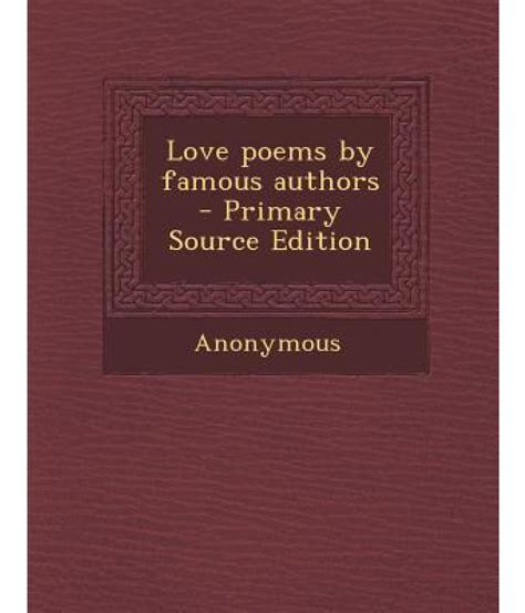 Love Poems By Famous Authors Buy Love Poems By Famous Authors Online
