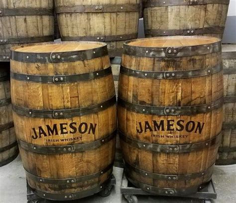Whiskey Barrel Customizing Finished Stained Bourbon Barrels Oak Aged
