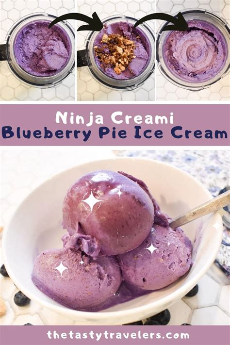 Ninja Creami Blueberry Pie Ice Cream 1 Blueberry Sorbet Blueberry