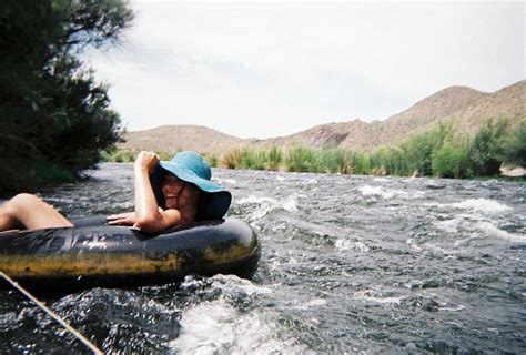 Tubing Down The Salt River Near Phoenix