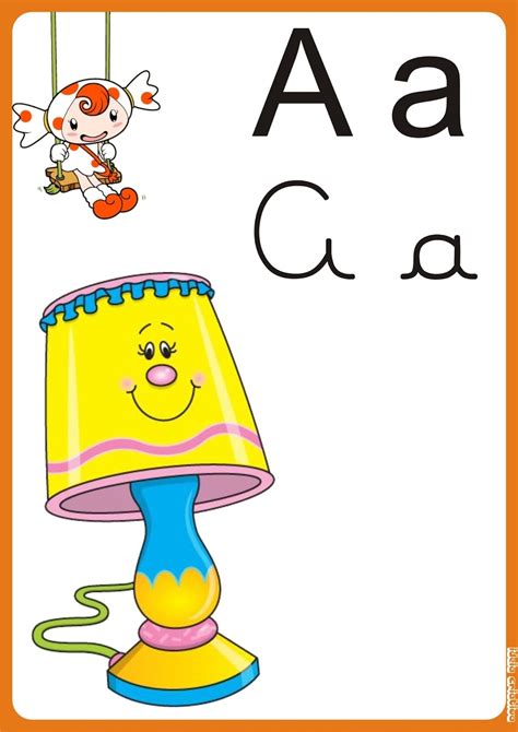 Alfabeto Infantil Ilustrado Para Imprimir Coloring City
