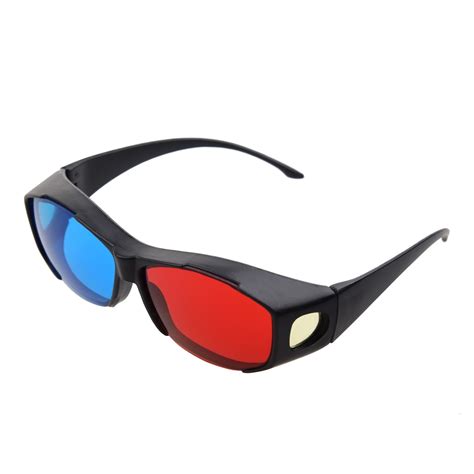 Red Blue Cyan 3d Vision Glasses Anaglyph Glasses For Camera Film In 3d