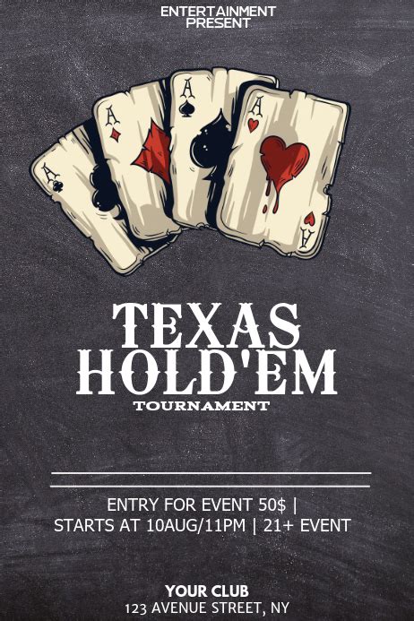 How to play poker tagalog. Texas holdem poker night flyer template | PosterMyWall