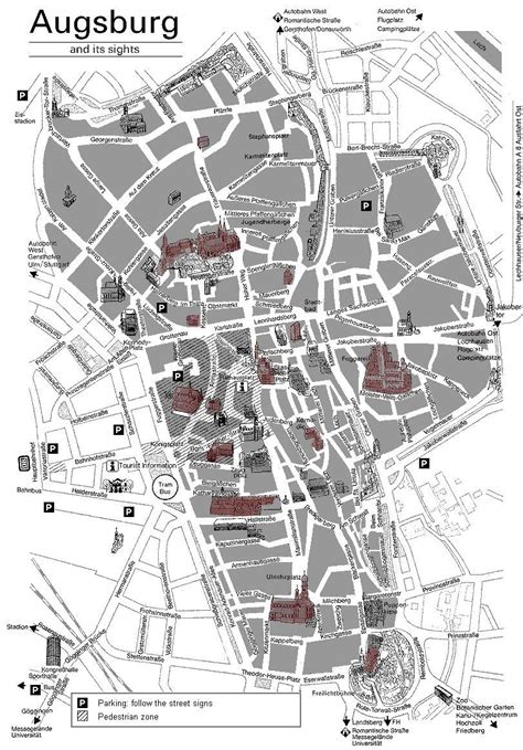 Large Augsburg Maps For Free Download And Print High Resolution And