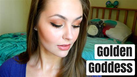 Golden Goddess Drugstore Makeup Tutorial Budget Beauty Youtube