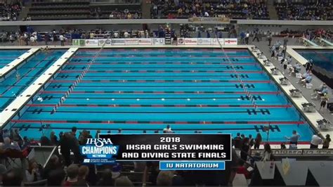2018 Ihsaa Swim Girls Swimming And Diving State Finals 211 Ihsaa