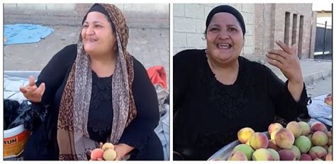 شفيقة المحلة بائعة خوخ تثير تفاعل السوشيال بغنائها لـ وردة فيديو المصري لايت