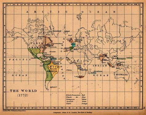 Maps World Map 1700