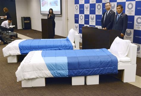 Olympics Recyclable Cardboard Bed Customizable Mattress For 2020 Athletes