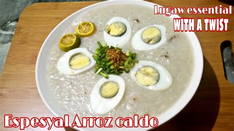 Lugaw Essential Ating Pasarapin│how To Make Chicken Porridge│chicken